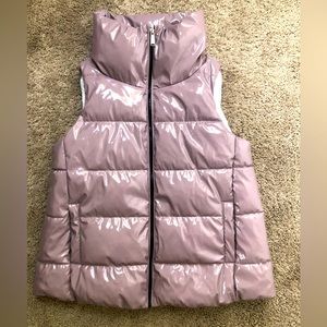 Calvin Klein performance puffer vest, S, lavender purple